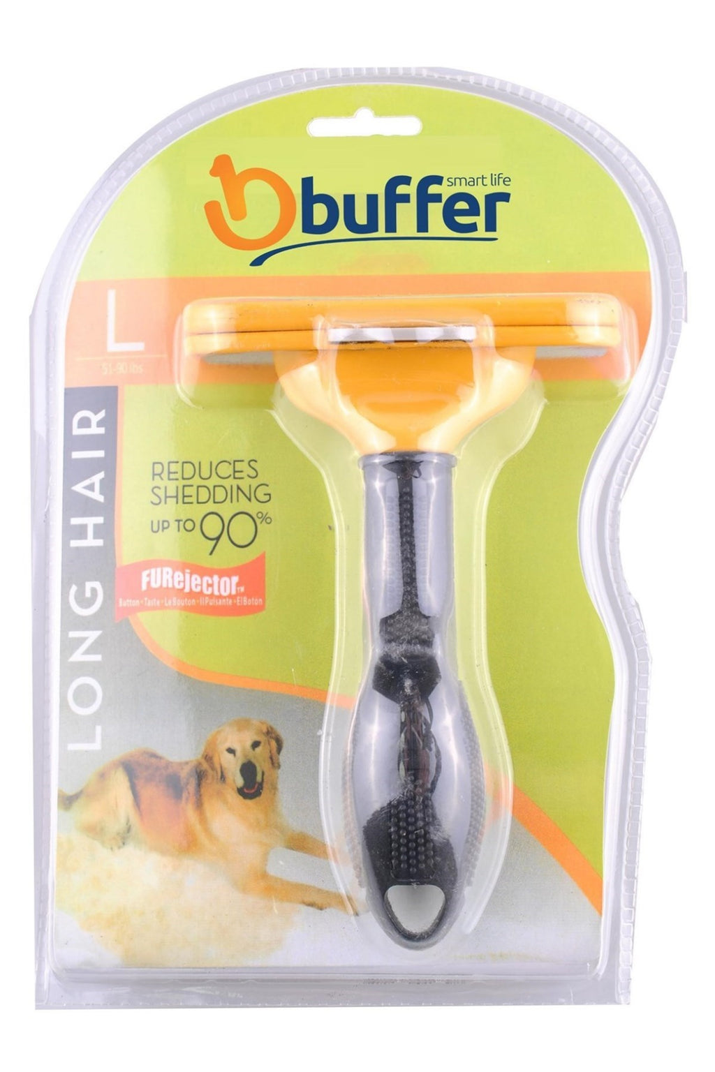 miorashop® 23 KG Üzeri Uzun Tüylü Köpekler İçin Tüy Toplayıcı Ergonomik Tarak