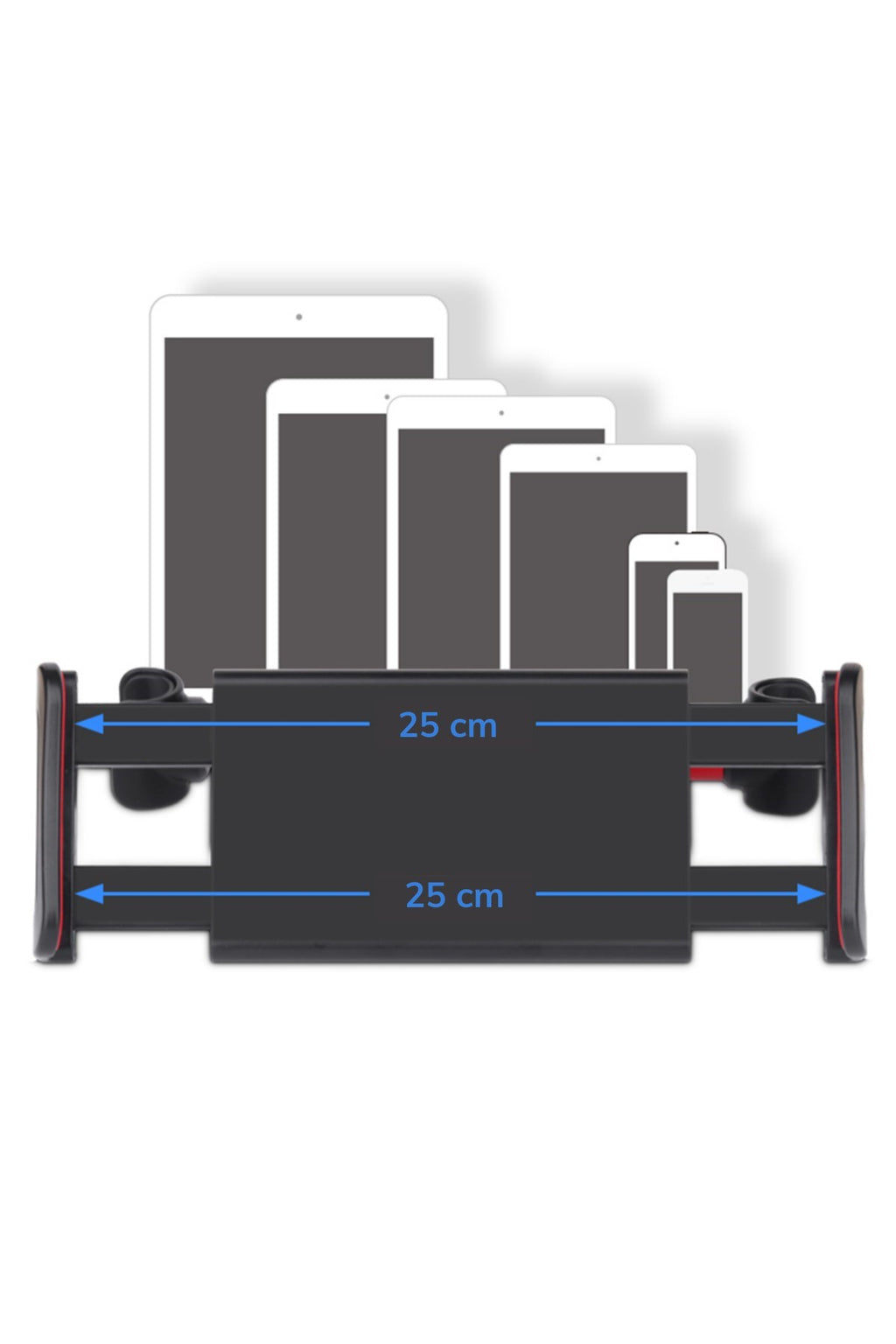 miorashop® Oto Koltuk Arkası Telefon Tablet Tutucu Ayarlanabilir 360 Derece Dönebilen Pratik Stand