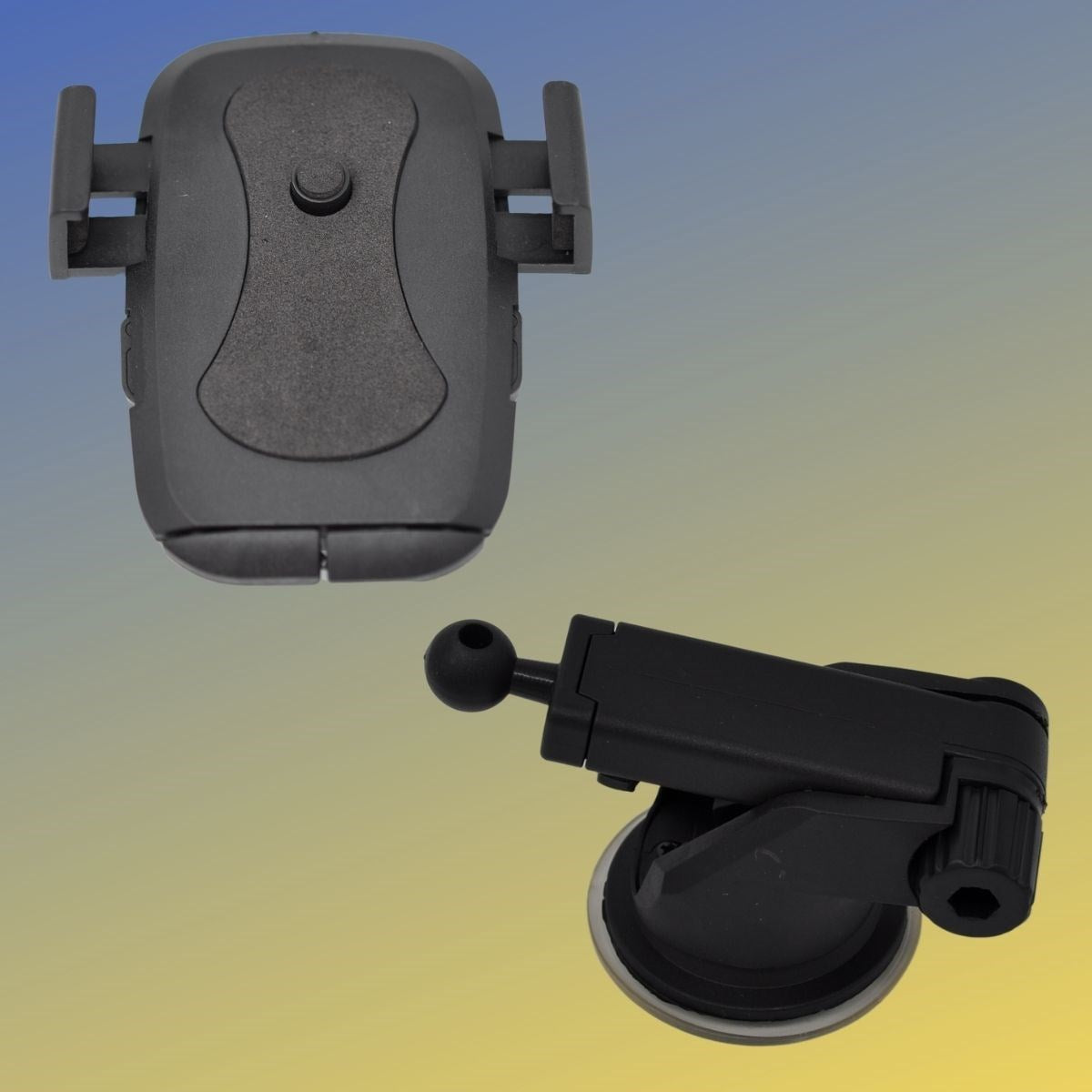 miorashop® 360 Derece Dönen Torpido Üstü Uzunluk Ayarlamalı Vantuzlu Teleskopik Araç Telefon Tutucu