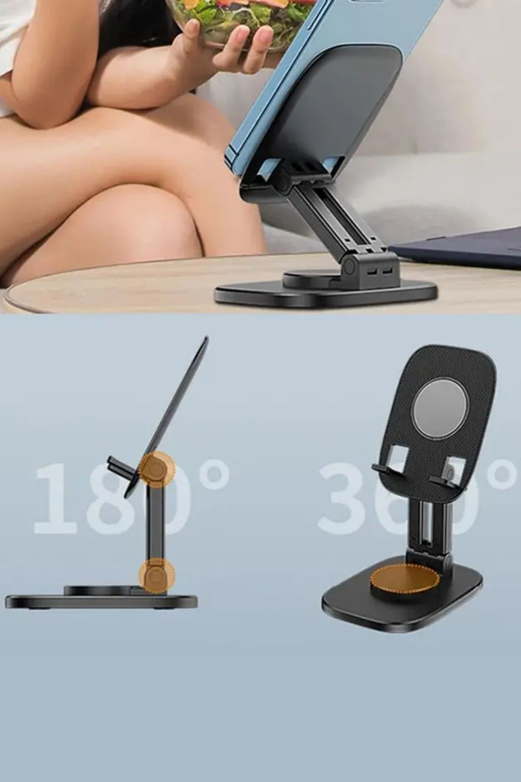 miorashop® 360 Döner Masaüstü Mobil Telefon Tutucu Standı