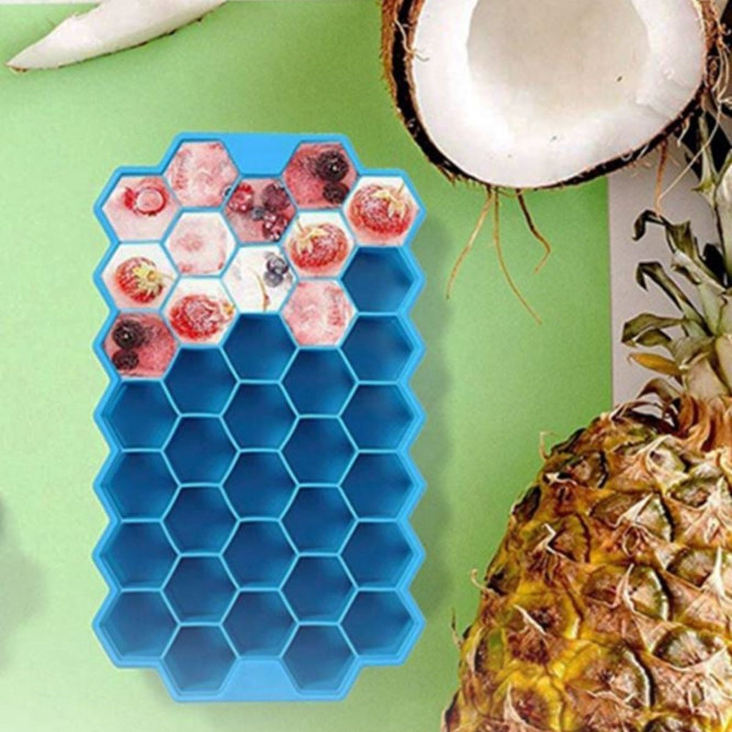 miorashop® 37 Bölmeli Slikon Petek Şeklinde Buz Kalıbı