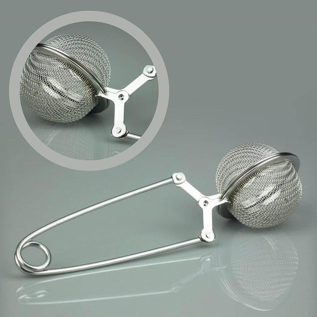 miorashop® Paslanmaz Metal Pratik Kolay Bitki Çayı Demleme Süzgeci Aparatı