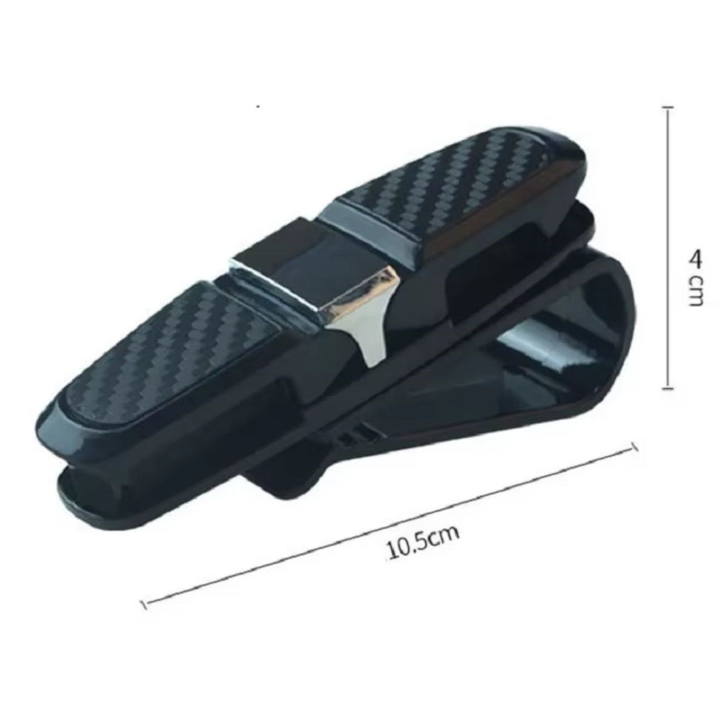 miorashop® Araç İçi Güneşliğe Takılan 2'li Gözlük,Kart,Para Takmalık Aparat