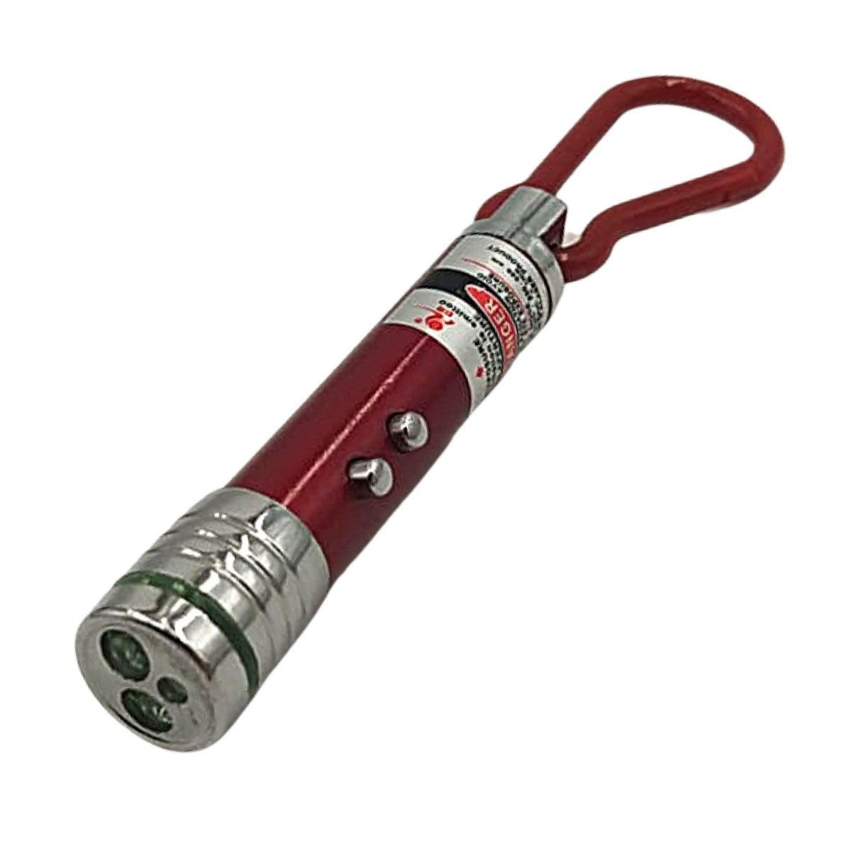 miorashop®  3 Fonksiyonlu Kırmızı Beyaz Işıklı Led Lazer Kedi Köpek Oyuncak Anahtarlık