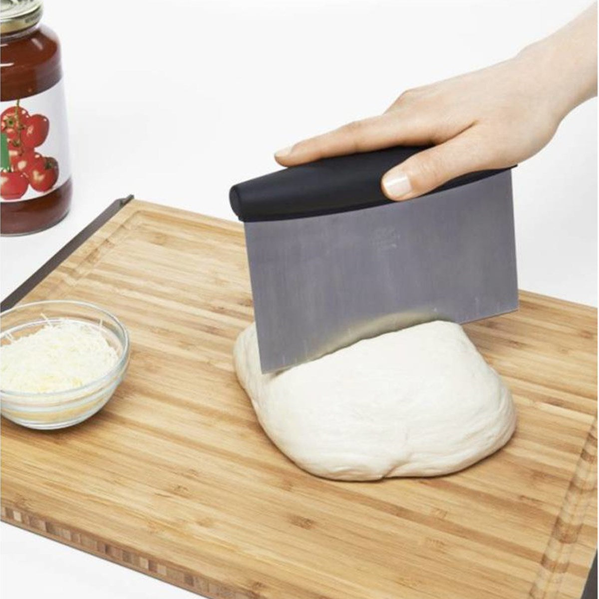 miorashop® Çelik Hamur Kesici Kazıyıcı Pasta Kek Dekorasyon Spatula Aleti