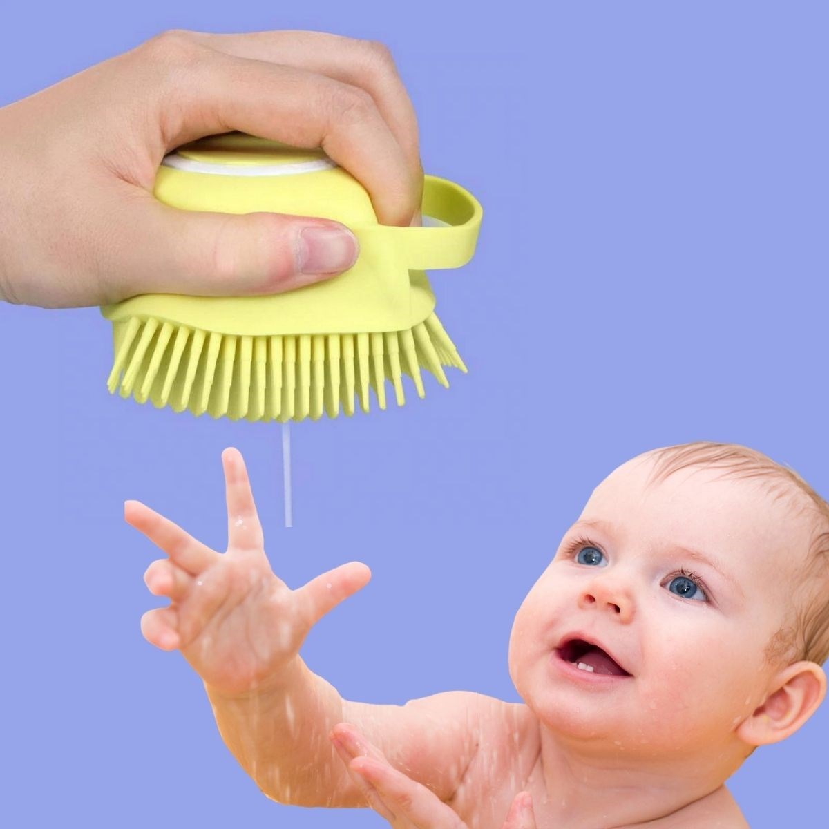 miorashop® Yumuşak Silikon Malzemeli Esnek Jel Hazneli Masaj Fonksiyonlu Etkili Banyo Duş Kese Lifi