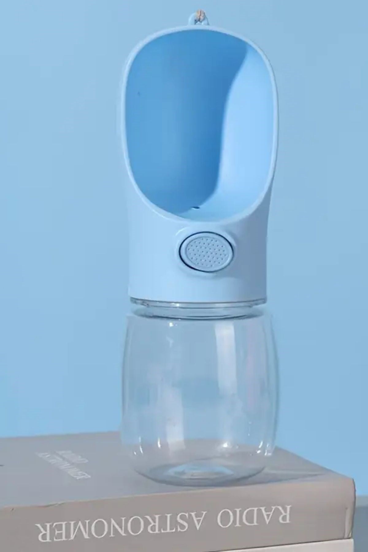 miorashop® Taşınabilir Butonlu 350 ml Evcil Hayvan Suluğu