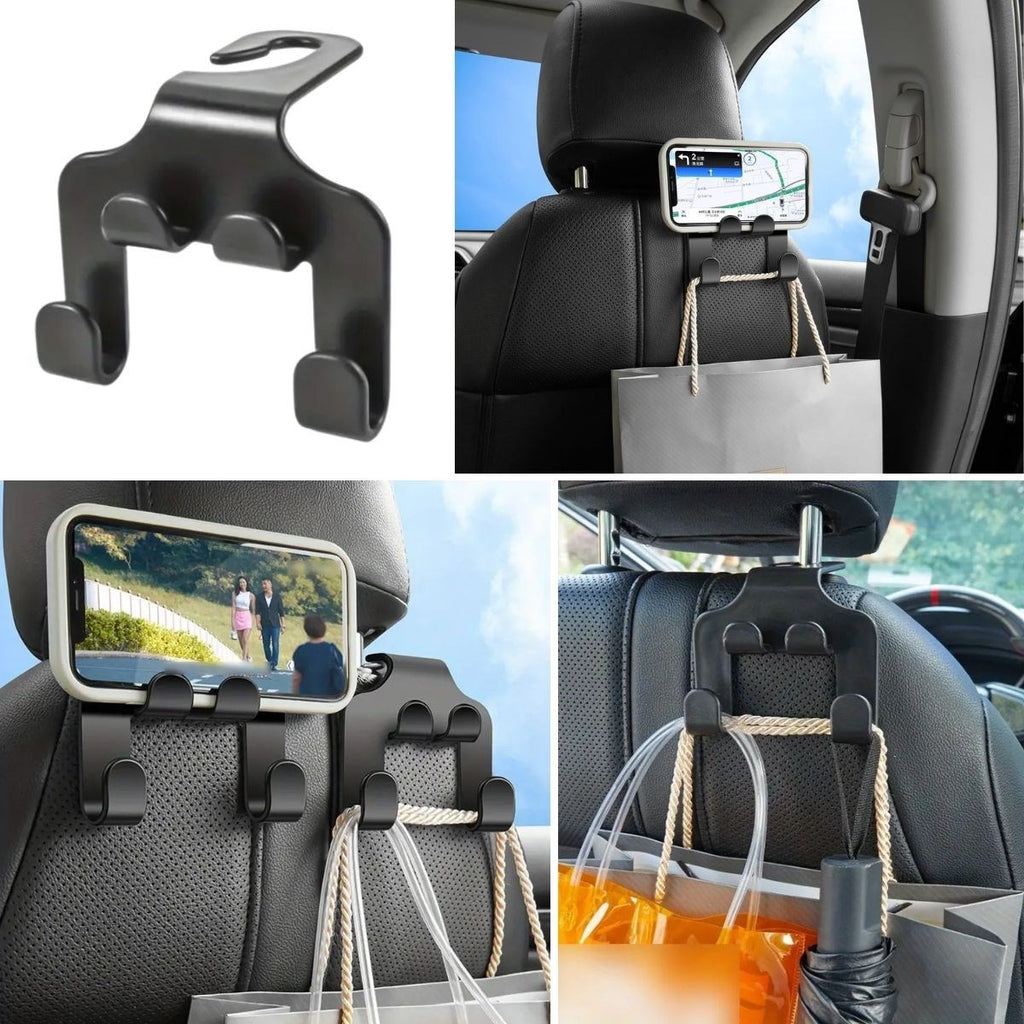 miorashop® Oto Koltuk Arkası Düzenleyici Organizer Askılıklı Telefon,Tablet Tutucu