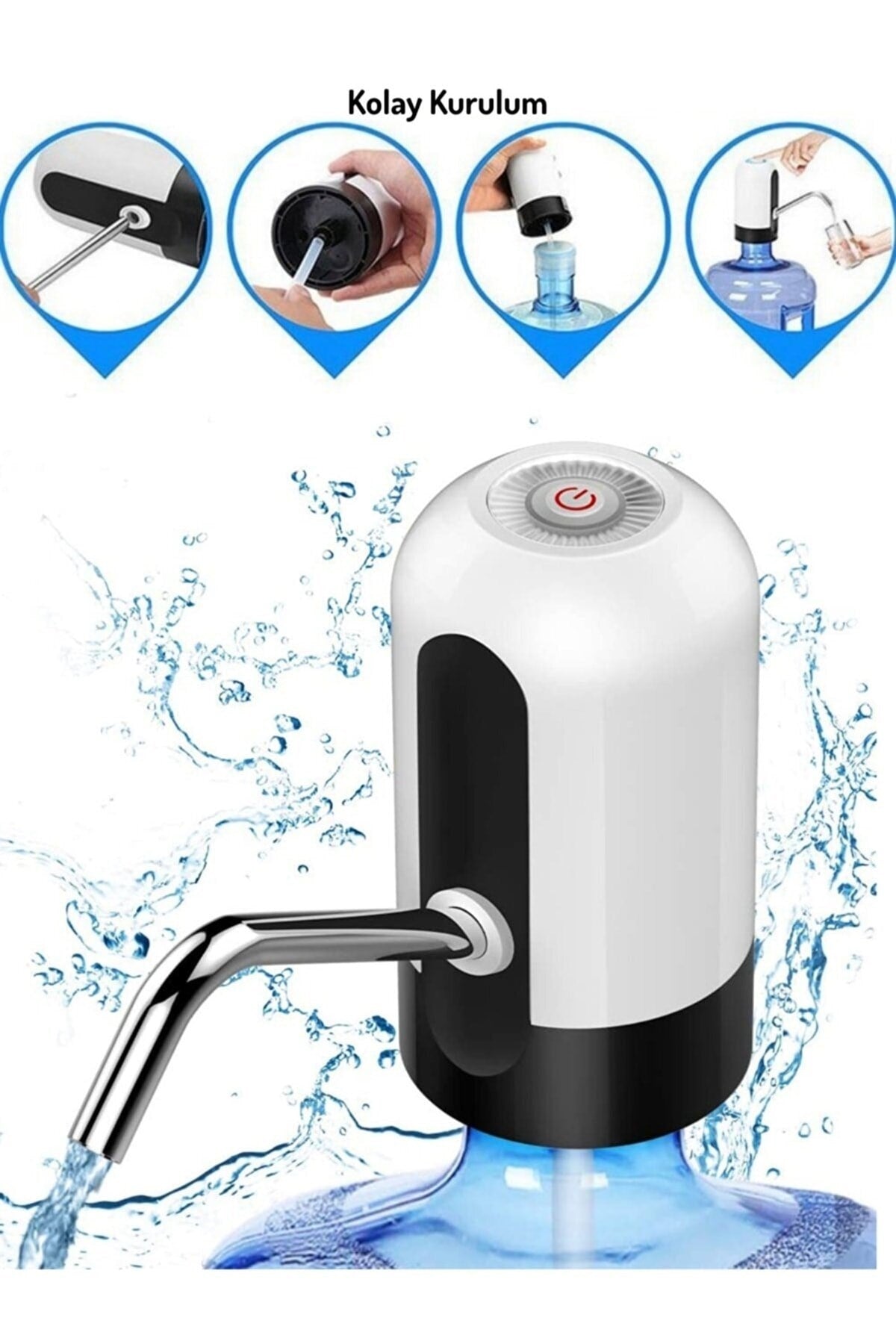 Şarjlı Otomatik Damacana Su Pompası