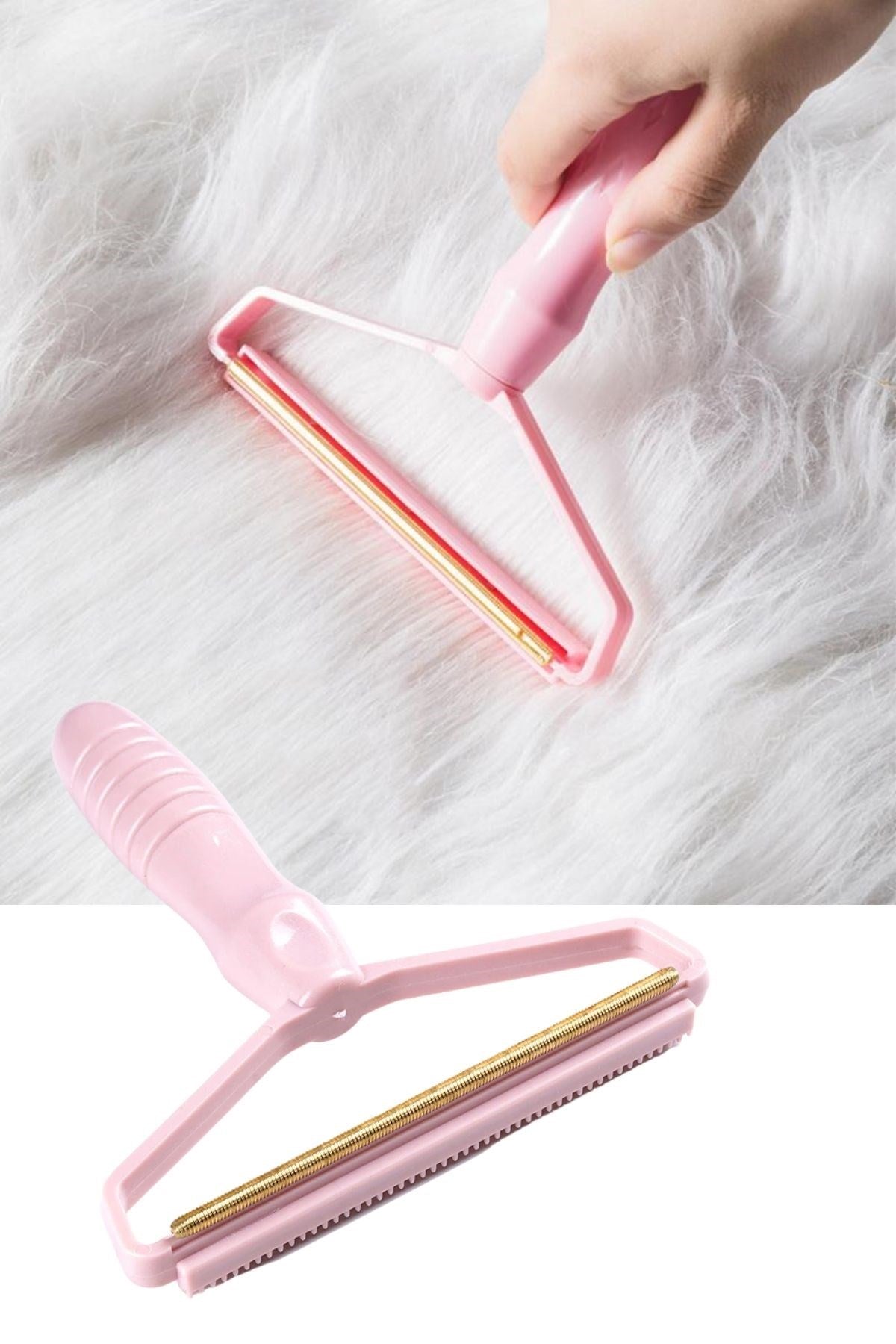 miorashop® Çift Taraflı Elbise Kazak Plastik Kumaş Tüy Alma ve Tiftik Temizleyici Toplayıcı Taşınabilir