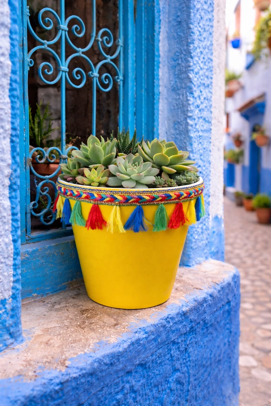 NF DEKORATİF SAKSI 1.7 LİTRE SARI