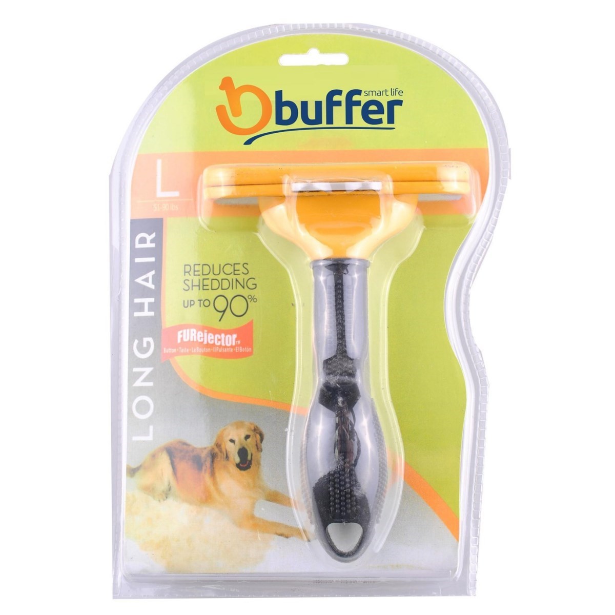 miorashop® 23 KG Üzeri Uzun Tüylü Köpekler İçin Tüy Toplayıcı Ergonomik Tarak