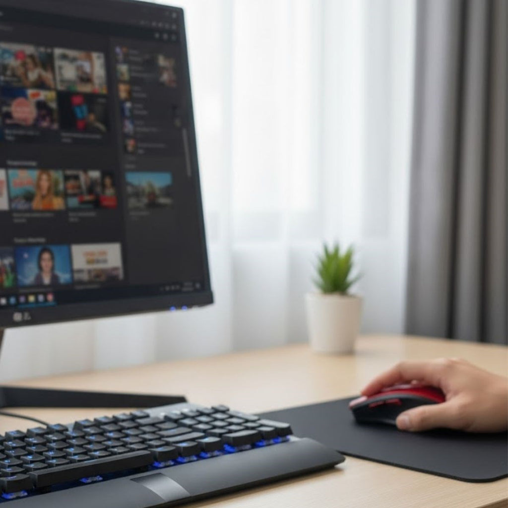 miorashop® Kırmızı Renkli Baş Parmak Destekli Ergonomik Sessiz Kablosuz Mouse – USB Alıcılı, Ofis ve Oyun İçin Konforlu Bilgisayar Faresi MS6300