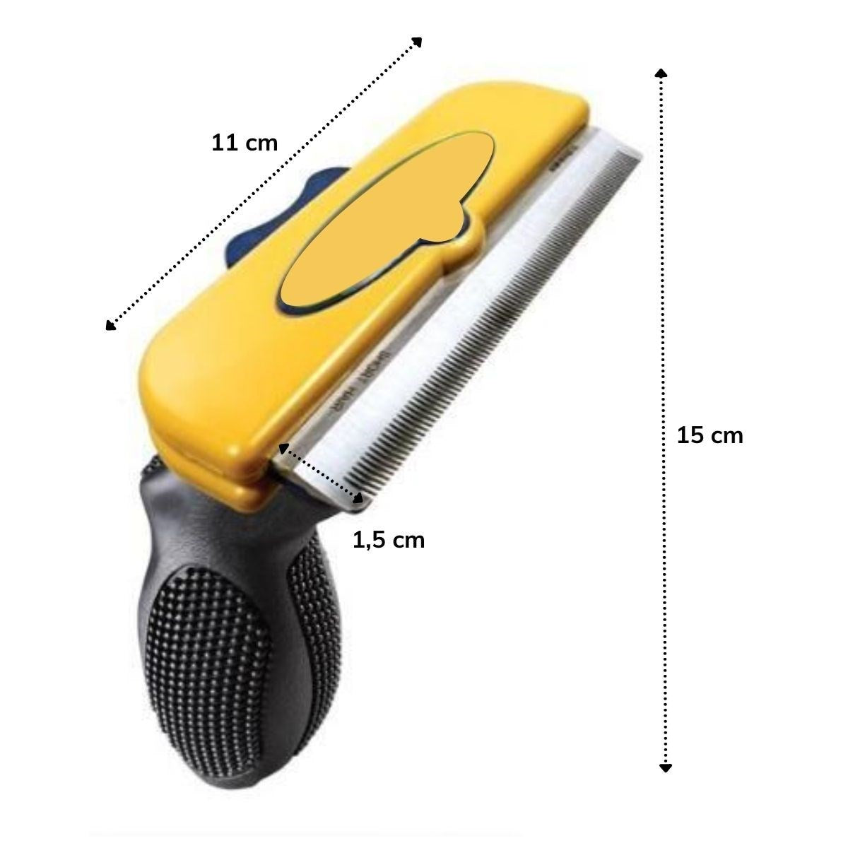 miorashop® Kedi ve Köpekler İçin Kısa Tüylü Köpek Tarağı Tüy Toplayıcı Tarak Large