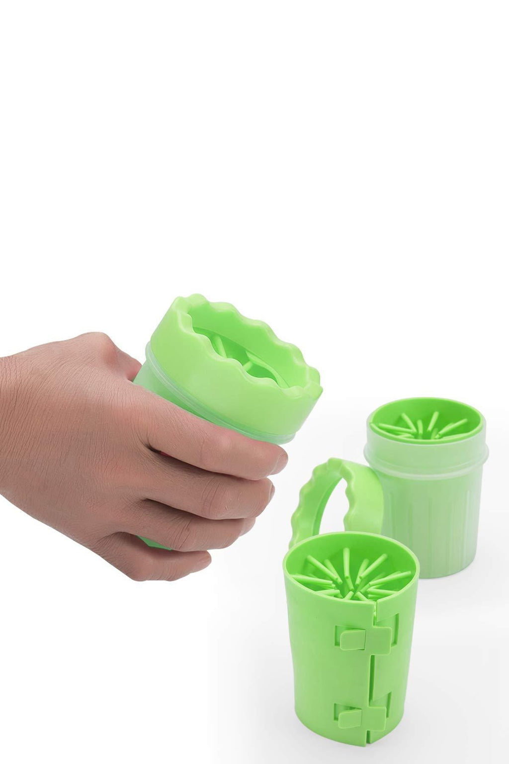 miorashop® Silikon Jel Fırçalı Kedi Köpek Pati Ayak Yıkama Temizleme Kovası (Küçük)