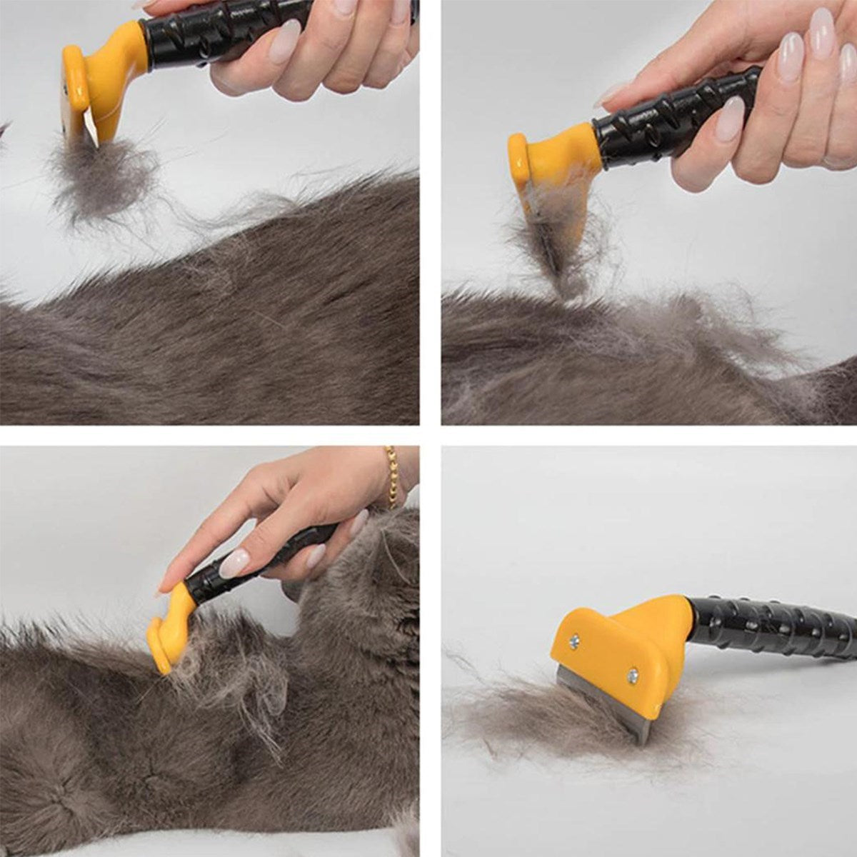 miorashop® Fubminator Kedi Köpek Tüy Toplama Tarağı  Kaşıma Aparatı 4,5 Cm