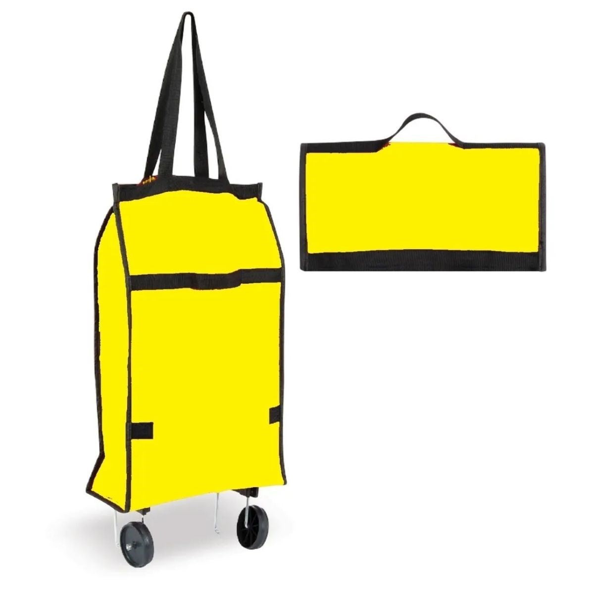mioarashop® Katlanabilir Tekerlekli Market Çantası,Çok Amaçlı Pazar Arabası,Portatif Alışveriş Bez Torbası