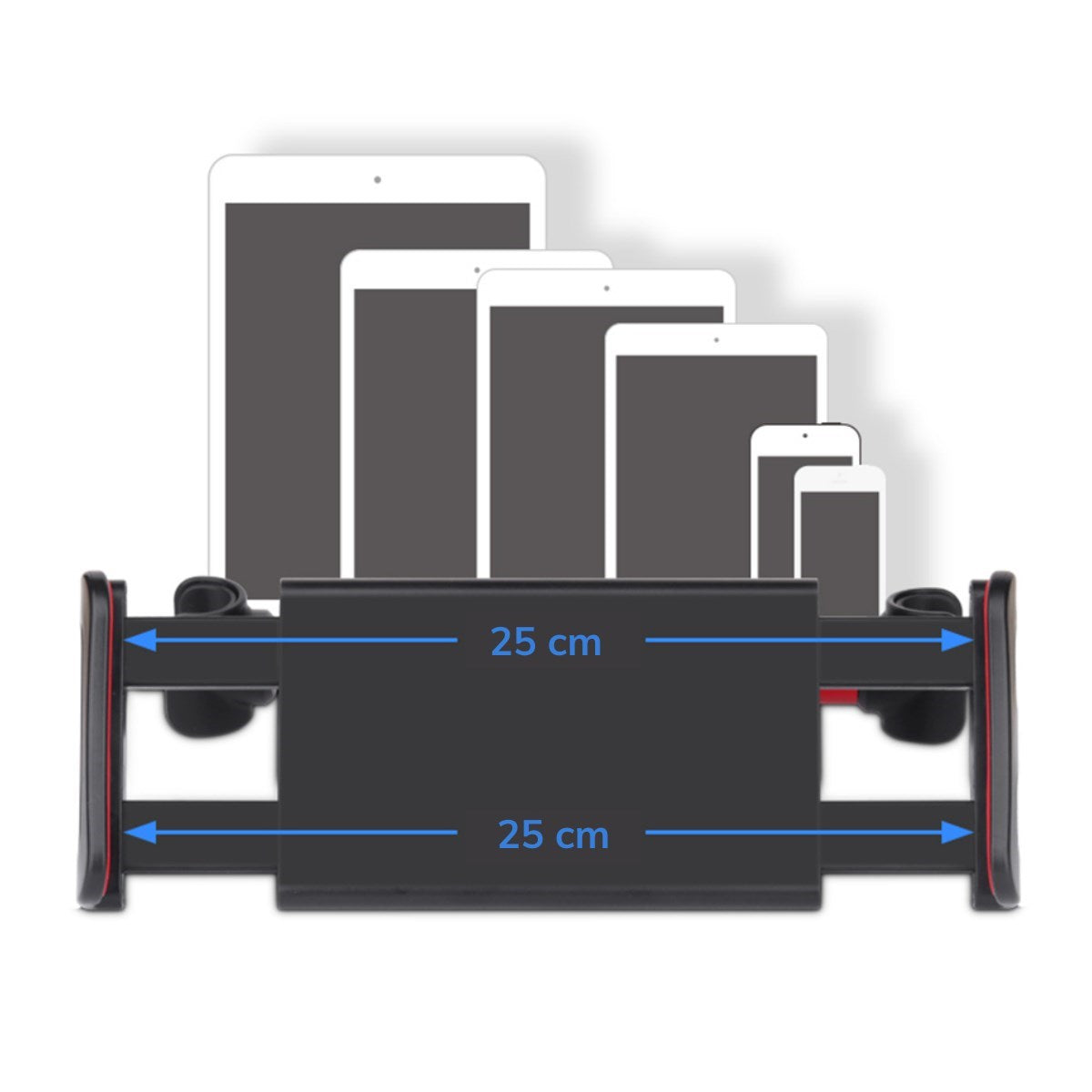 miorashop® Oto Koltuk Arkası Telefon Tablet Tutucu Ayarlanabilir 360 Derece Dönebilen Pratik Stand