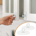 miorashop® 2 Adet Kristal Kendiliğinden Güçlü Yapışkanlı Kulp Askısı Tutma Kolu