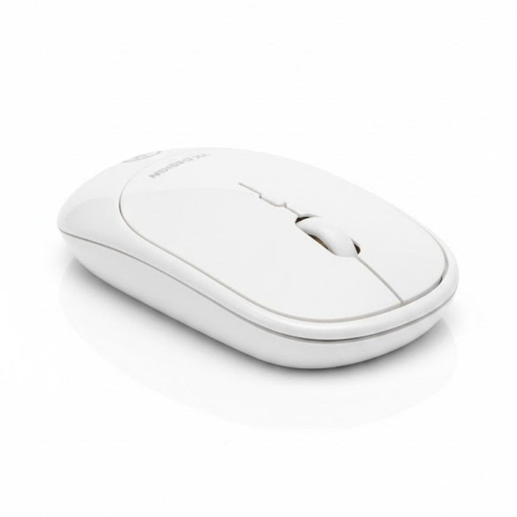 miorashop® Beyaz Renkli Ergonomik Sessiz Kablosuz Mouse – USB Alıcılı, Ofis ve Oyun İçin Konforlu Bilgisayar Faresi MS6310