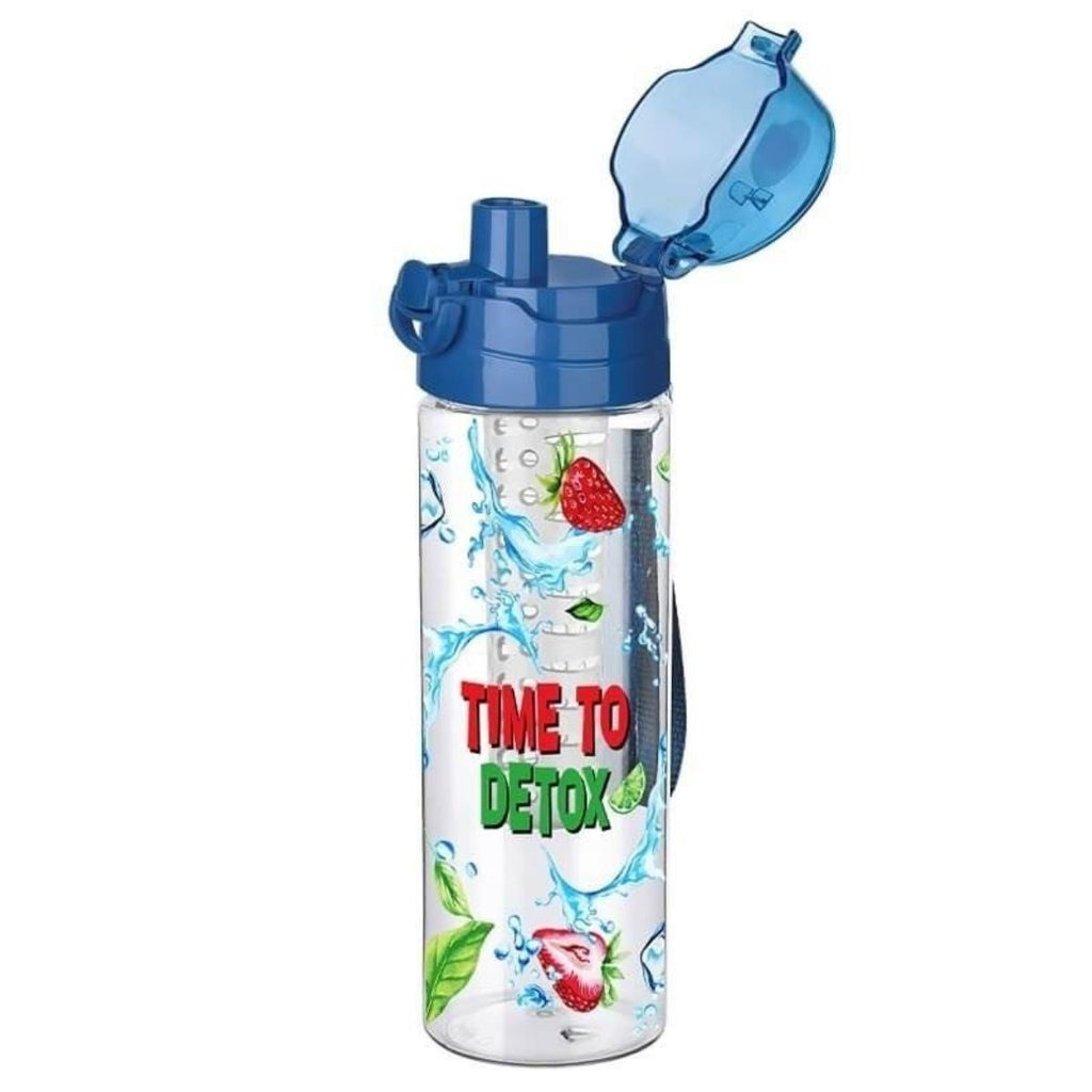 miorashop® Tutma Saplı Kilitli Kendiliğinden Süzgeçli Kolay Taşınabilir Detoks Sporcu Diyet Matarası