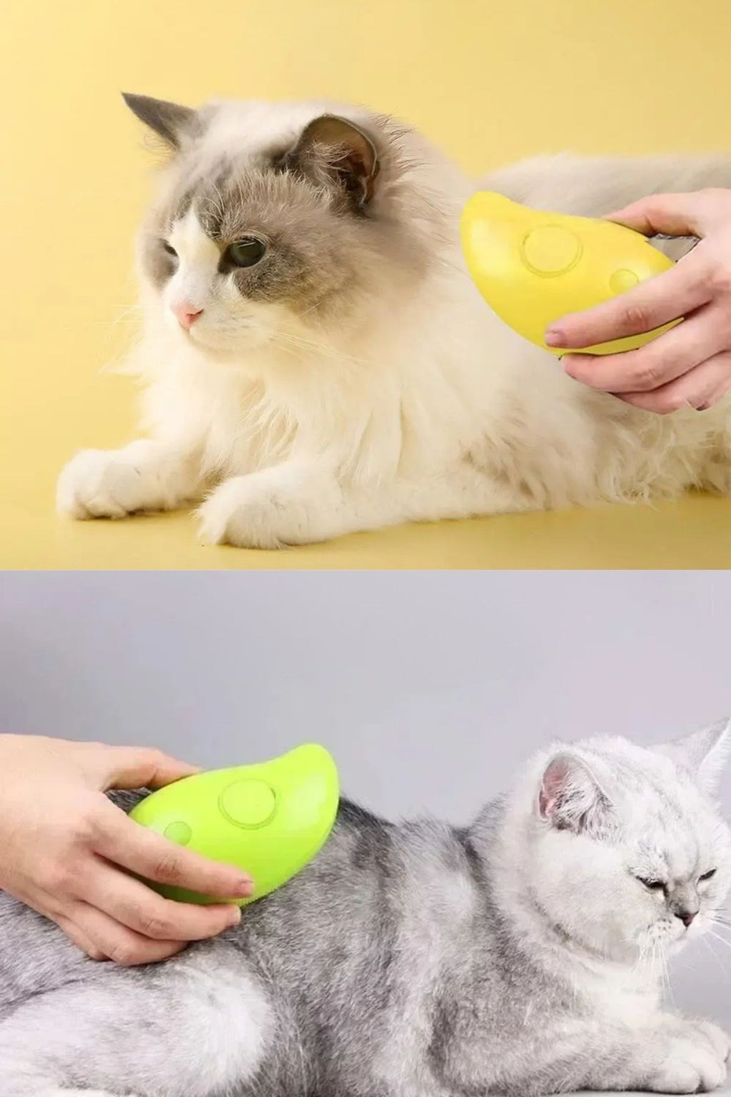 miorashop® Buharlı Yumuşak Silikon Uçlu Kedi & Köpek Tüy Tarama Tarağı Yıkama Fırçası