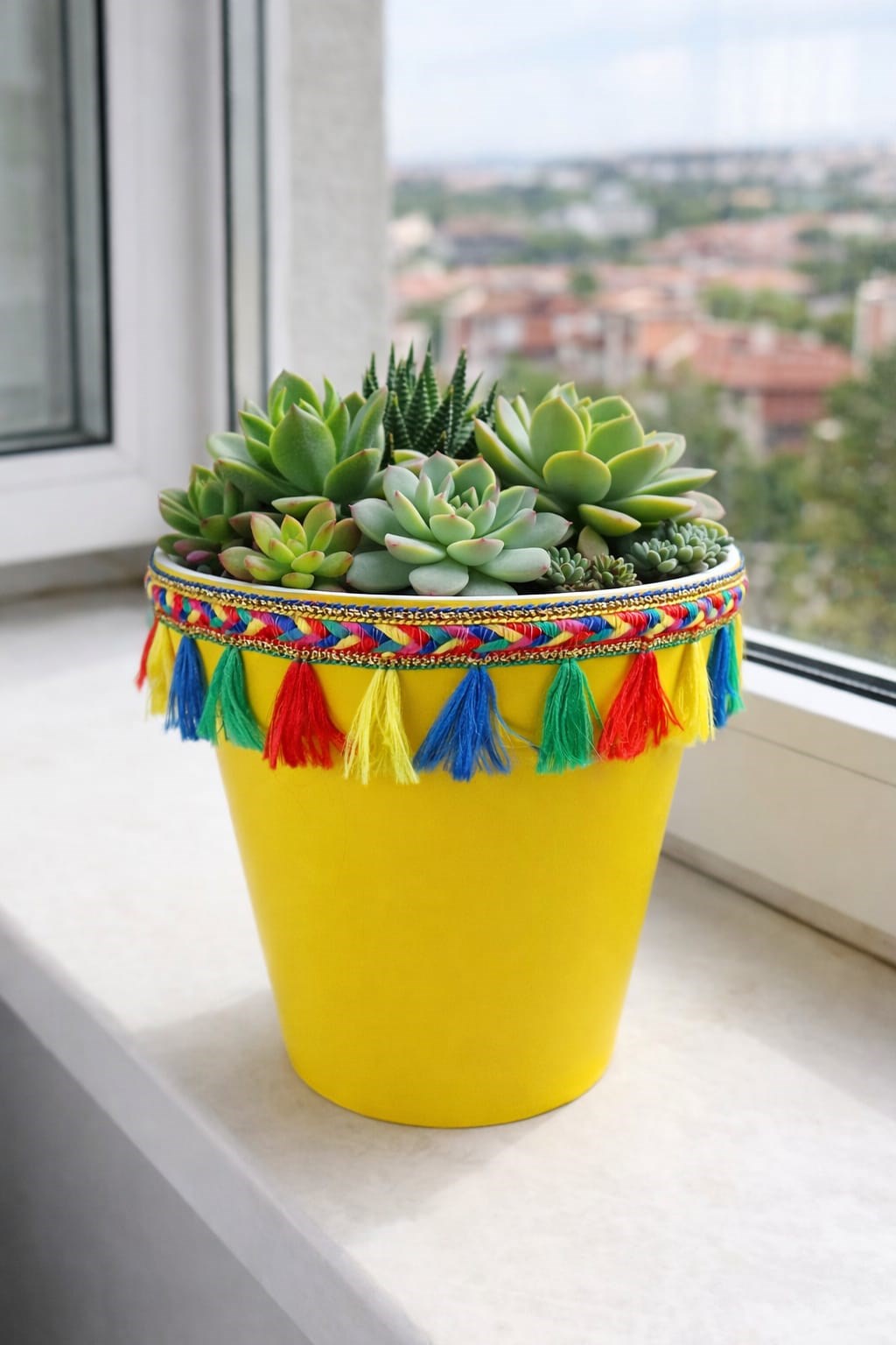 NF DEKORATİF SAKSI 1.7 LİTRE SARI