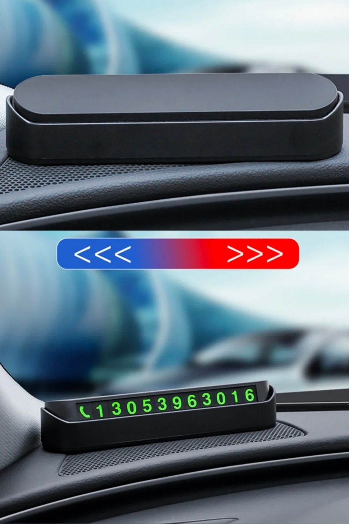 miorashop® Pratik Fosforlu Telefon Numarası Yamzak İçin Araç İçi Oto Numaratör Numaralık