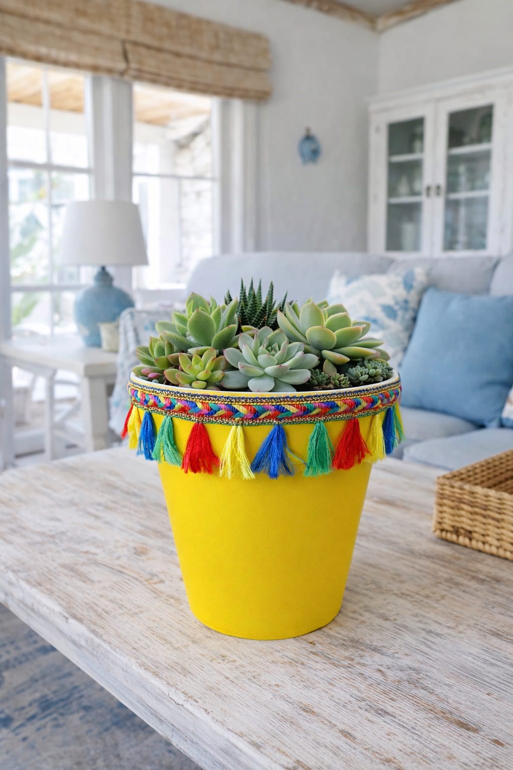 NF DEKORATİF SAKSI 1.7 LİTRE SARI