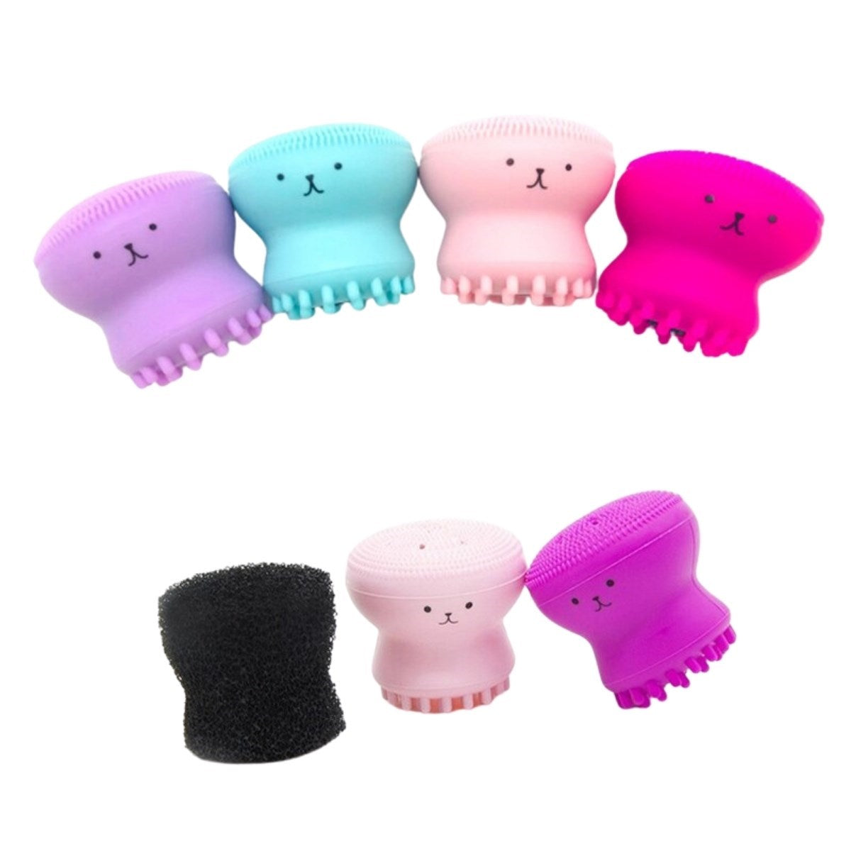 miorashop® Peeling Etkili Mini El Yüz Cilt Temizleme Fırçası Silikon Temizlenmesi Kolay  Siyah Nokta Gi
