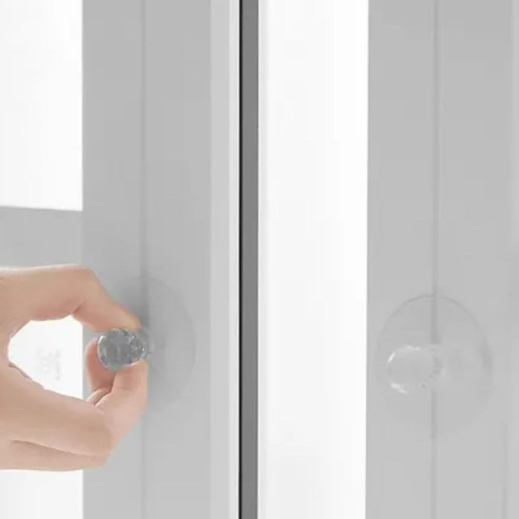 miorashop® 2 Adet Kristal Kendiliğinden Güçlü Yapışkanlı Kulp Askısı Tutma Kolu